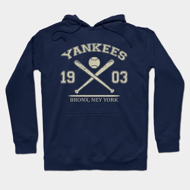 Yankees, Retro Hoodie by anwara